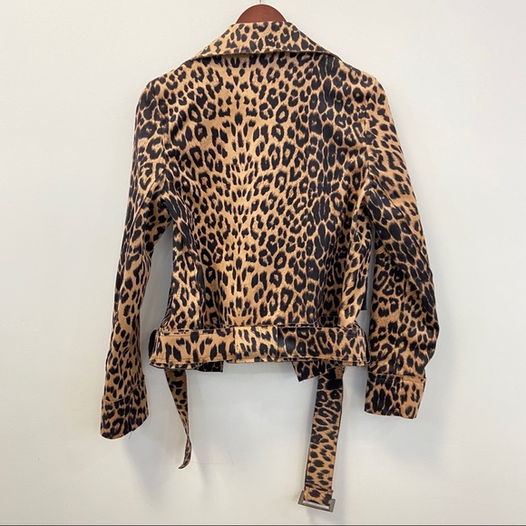 Evie Suede Cheetah Jacket - Picture 2 of 4